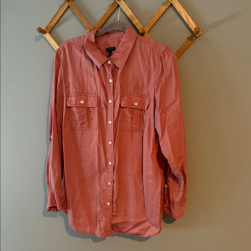 Talbots Light dusty rose colored Blouse